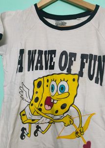 combo (sponge Bob  &amp; designer shirt)