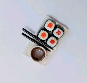 Miniature Sushi Set with Soy Sauce