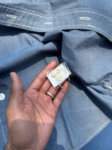 Vintage Blue Denim Shirt