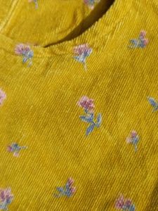 Floral Corduroy Pants - Size Kids