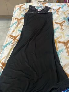 Fancy Black Strectable Nightwear