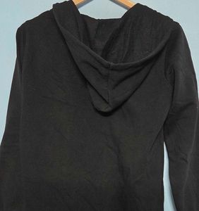 Black Zip-Up Hoodie