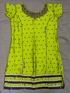 Kurta Set With RE Work Top