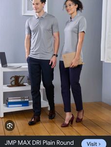 Men's Grey Polo T-Shirt