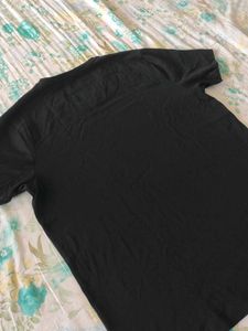 Basics Black V-Neck T-Shirt