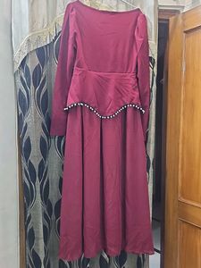 Maroon Ethnic Gown