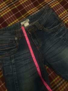 low waist Blue Denim Jeans