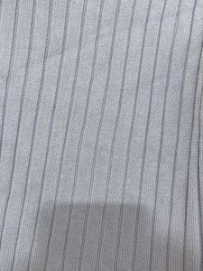 Purple Off-Shoulder Ribbed Sweater