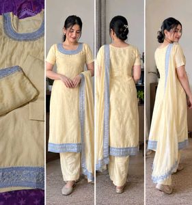 Yellow Stitched Suit | Good Condition