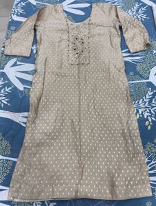 Embroidered Kurta with Pant Set