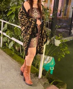 Leopard Print Mini Dress