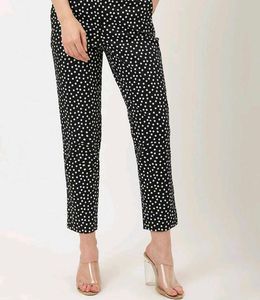 Very Beautiful Net Top With Dot Print Trouser