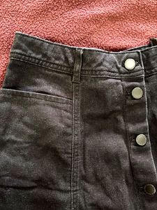 H&amp;M A-Line Denim Skirt