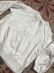 White Crewneck Sweatshirt