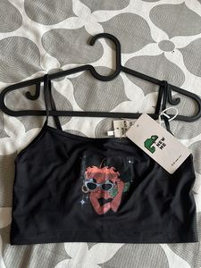 Y2K Betty Boop Graphic ribbed cami Top