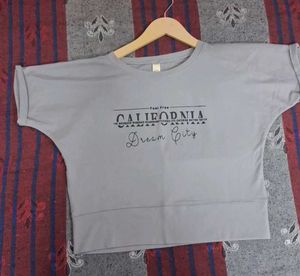 Gray California Dream City Tee