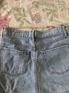Light Wash Denim Shorts