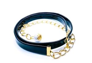 Chic Gold &amp; Black Belt Set
