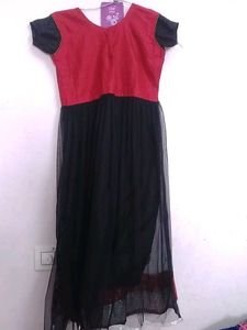 Girls' Black &amp; Red Dress,12,to13age,