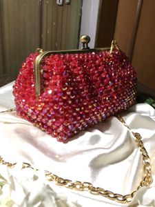 Frame Beaded Handbag