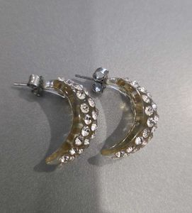 Sparkling Crystal Hoop Earrings