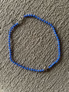 Brand new ocean-inspired blue beaded necklace 💙
