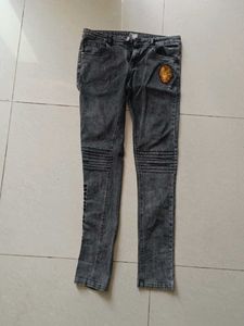 Iron Man Patch Moto Jeans