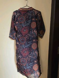 🌟Embroidered Floral Print Kurta 3 piece set🌟