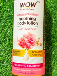 WOW Himalayan Rose Body Lotion 400ml