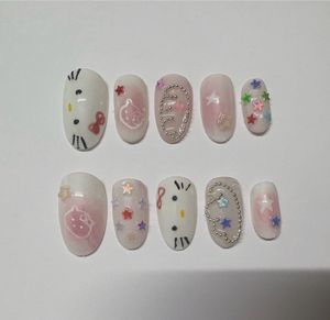 Cute Hello Kitty Press-On Nails