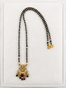 Exquisite Mangalsutra with Emerald Pendant