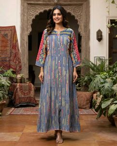 Stylish Printed Maxi Kurta for Women