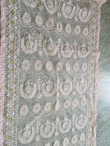 Elegant Embroidered Net Dupatta