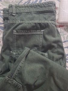 Zara Green Cargo Pants