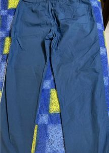 Comfortable Blue Casual Track Pants