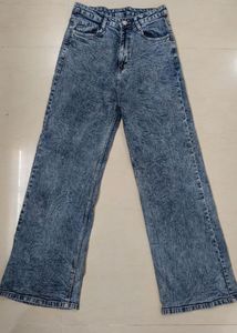High Waist Straight Leg Blue Jeans 👖