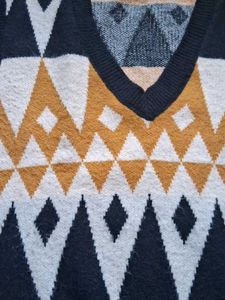 Geometric Knit Vest