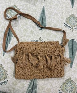 Boho  Crossbody Bag with Tassels