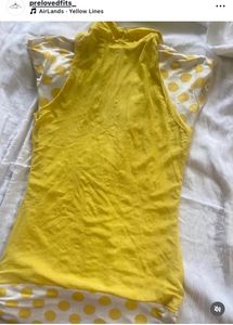 Yellow Polka Dot Top