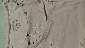 Distressed Pink T-Shirt
