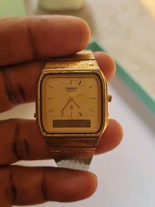 Vintage Casio 1980s Analog-Digital Watch