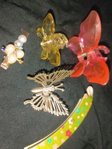 Cute Butterfly Hair Clips Set