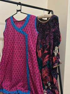 Vibrant Ethnic Kurtis- set of 2