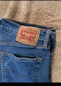 Classic Levi's Blue Denim Jeans