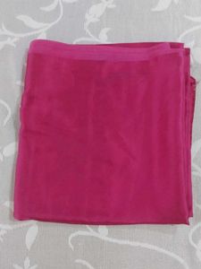 Vibrant Rani Pink Satin Silk Dress Material