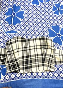 Plaid Strapless Crop Top