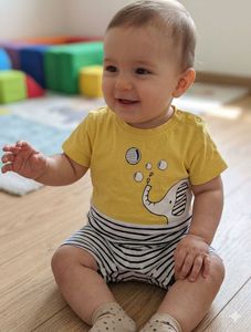 Adorable Baby Elephant Romper