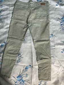 Trendy Olive Green Jeans