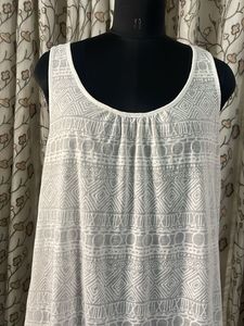 White Boho Tunic with Tassels