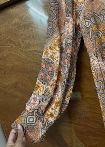 Multi colour print dress-size S